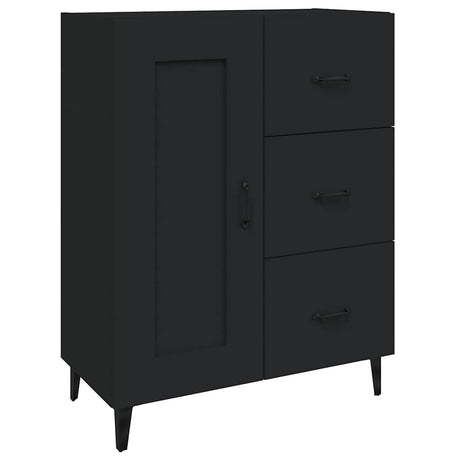Vidaxl dressoir 69,5x34x90 cm bewerkt hout zwart