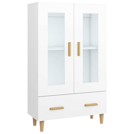 Vidaxl hoge kast 70x31x115 cm bewerkt hout wit