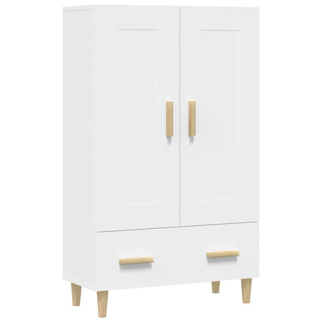 Vidaxl hoge kast 70x31x115 cm bewerkt hout wit