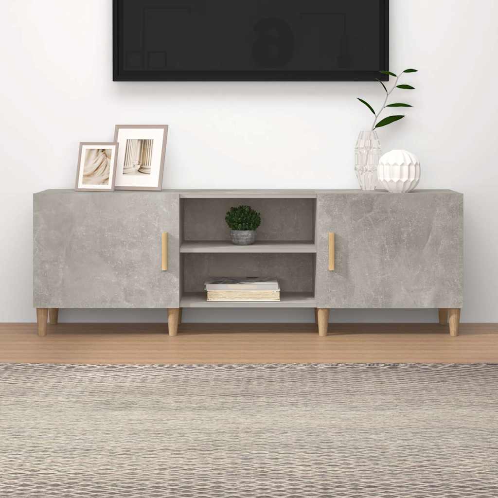 Vidaxl tv-meubel 150x30x50 cm bewerkt hout betongrijs