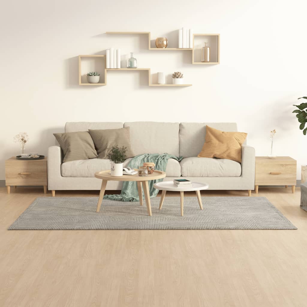 Vidaxl salontafels 2 st 50x50x40 cm bewerkt hout sonoma eikenkleurig