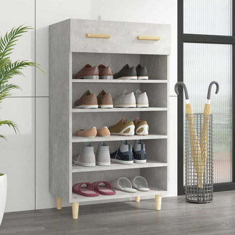 Vidaxl Schuhschrank 60x35x105 cm bearbeiteter Holzbetonpreis
