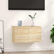 Vidaxl wandkast 60x36,5x35 cm bewerkt hout sonoma eikenkleurig