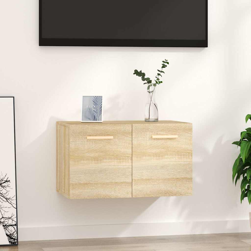 Vidaxl wandkast 60x36,5x35 cm bewerkt hout sonoma eikenkleurig