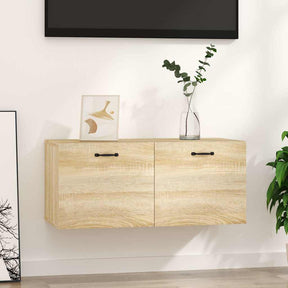Vidaxl wandkast 80x36,5x35 cm bewerkt hout sonoma eikenkleurig