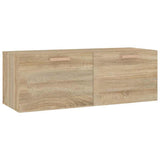 Vidaxl wandkast 100x36,5x35 cm bewerkt hout sonoma eikenkleurig