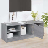 Vidaxl tv-meubel 102x35,5x36,5 cm bewerkt hout grijs sonoma eikenkleur