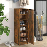 Vidaxx Schuhschrank 30x35x100 cm verarbeitetes Holz, geräucherte Eiche