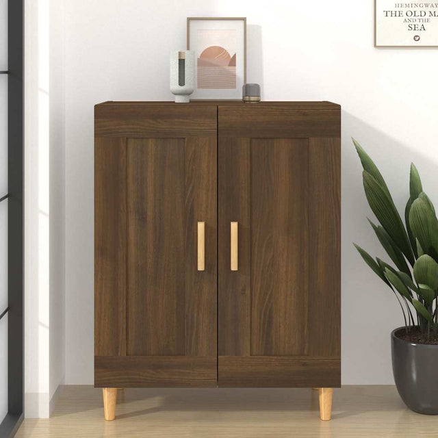 Vidaxl dressoir 69,5x34x90 cm bewerkt hout bruin eikenkleur