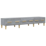 Vidaxl tv-meubel 150x34,5x30 cm bewerkt hout grijs sonoma eikenkleurig