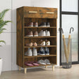 Vidaxx Schuhschrank 60x35x105 cm verarbeitetes Holz, geräucherte Eiche