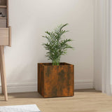 VIDAXL -Pflanzer Big 40x40x40 cm Produkted Holzgeräuchchen -Eiche farbig