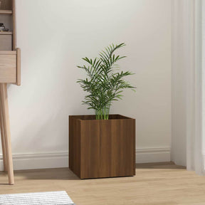 Vidaxl -Pflanzer Big 40x40x40 cm verarbeitetes Holz Browniken