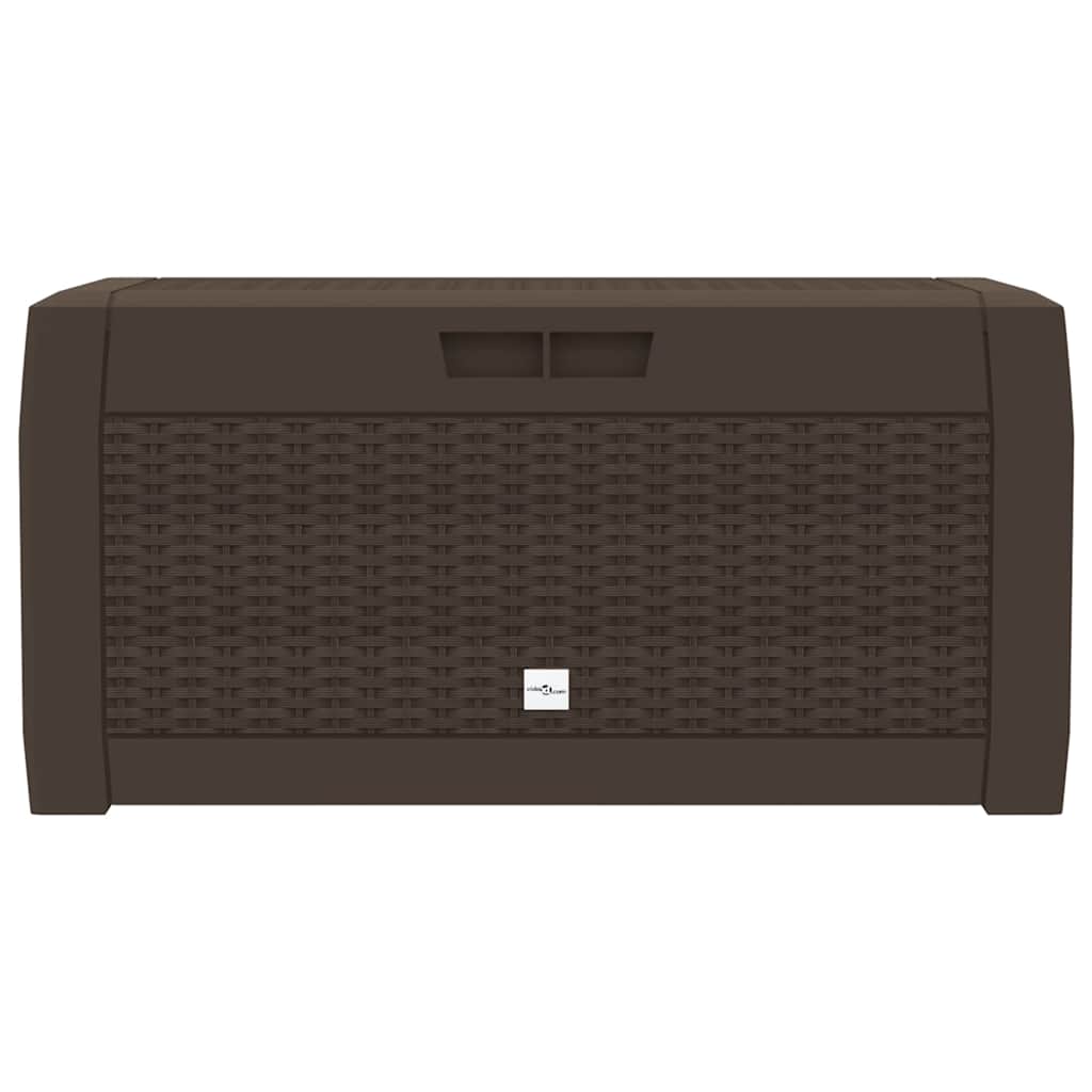 Vidaxl tuinbox 119x48x60 cm polypropeen bruin