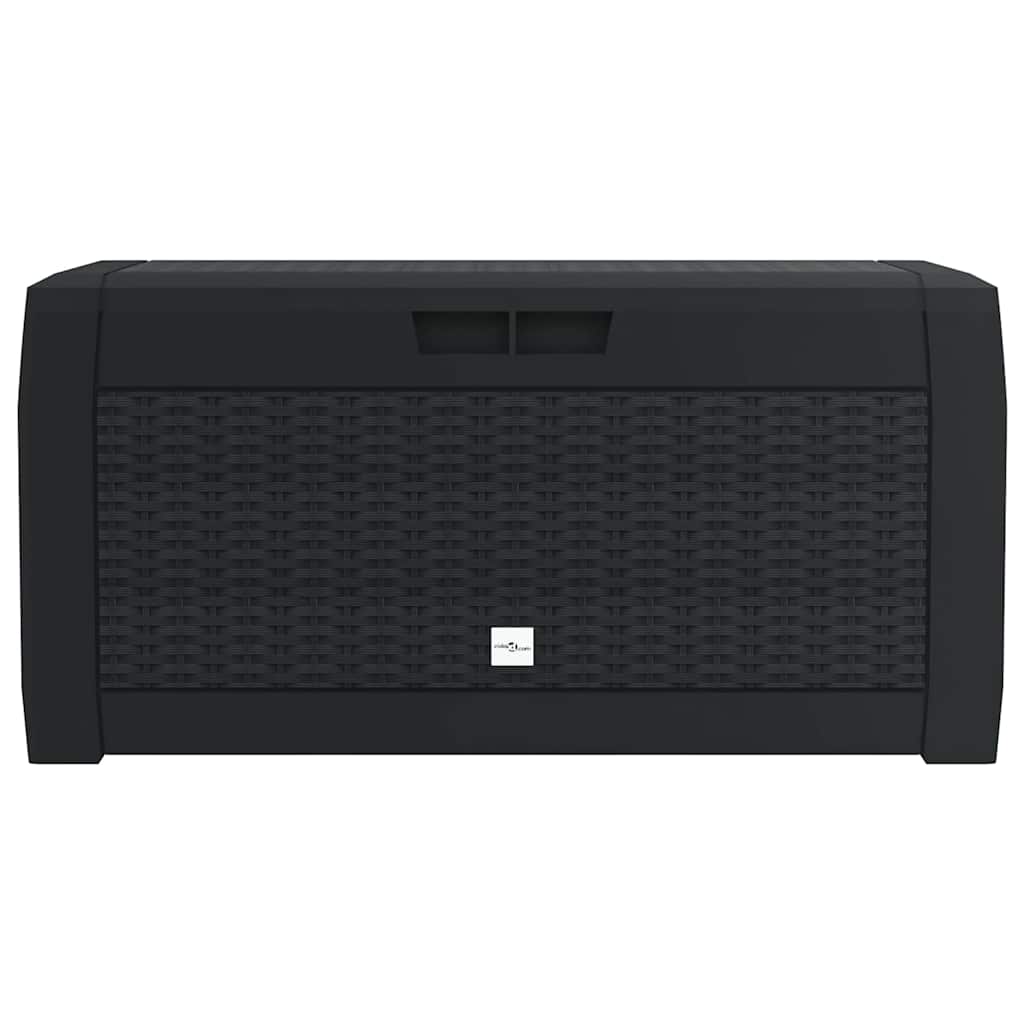 Vidaxl tuinbox 119x48x60 cm polypropeen antracietkleurig