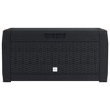 Vidaxl tuinbox 119x48x60 cm polypropeen antracietkleurig