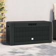 Vidaxl tuinbox 119x48x60 cm polypropeen antracietkleurig