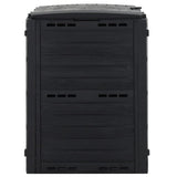 Vidaxl Compost Bin 280 l Polypropen Schwarz