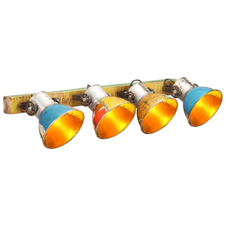 Vidaxx Industrie-Wandleuchte E27 90x25 cm mehrfarbig