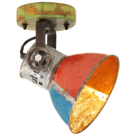 Vidaxl wand- plafondlampen industrieel 2 st gerecycled e27 17x24 cm