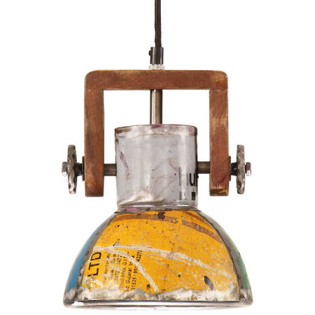 Vidaxl hanglamp industrieel rond 25 w e27 19 cm meerkleurig