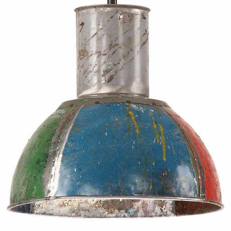 Vidaxl hanglamp industrieel rond 25 w e27 28,5 cm meerkleurig