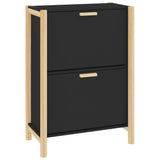 Vidaxl Schuhschrank 57,5x33x80 cm propertiertes Holzschwarz
