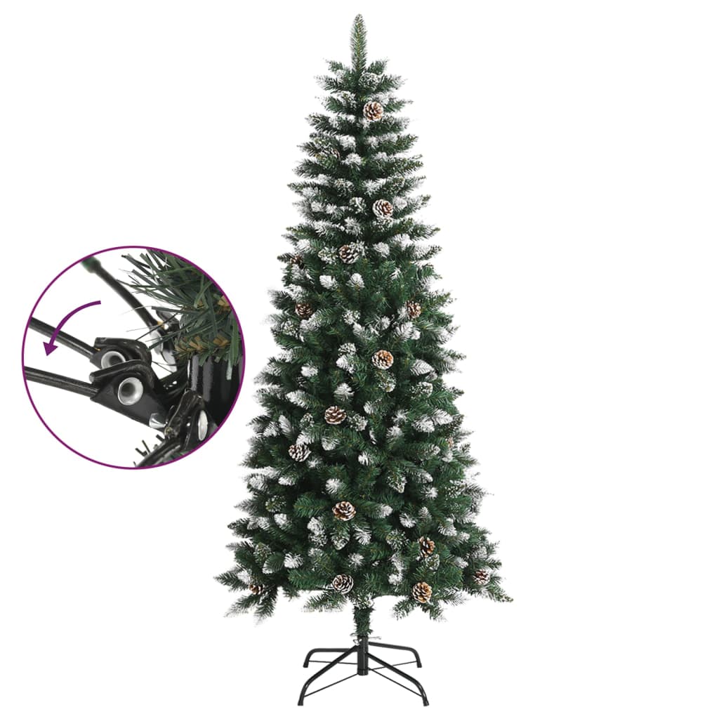 Vidaxx künstlicher Weihnachtsbaum mit Standard 150 cm PVC grün