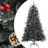 Vidaxx künstlicher Weihnachtsbaum mit Standard 150 cm PVC grün