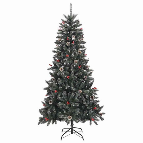 Vidaxl Kunstkerstboom mit Standard 210 cm PVC Green