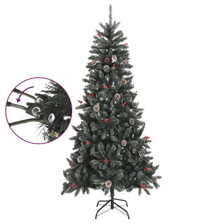 Vidaxl kunstkerstboom mit Standard 240 cm PVC Green