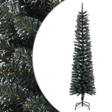 Vidaxl Kunstkerstboom mit Standardschmal 210 cm PVC Green