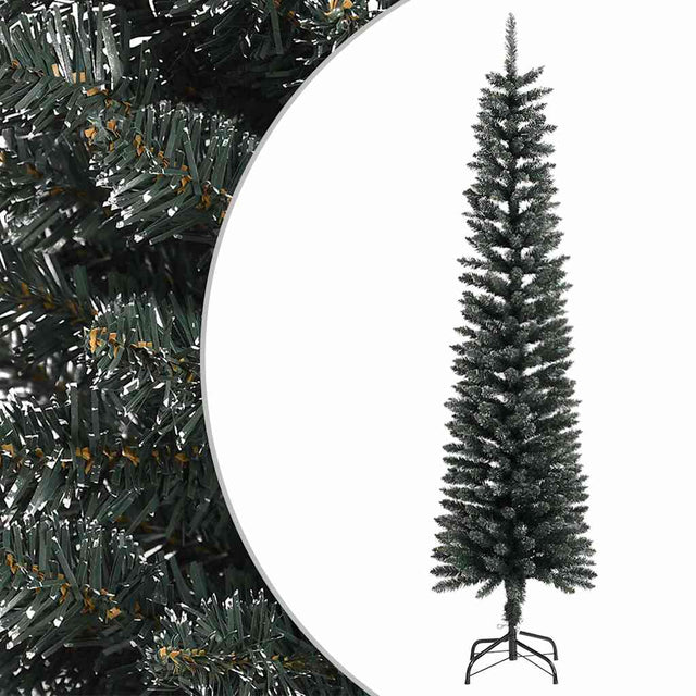 Künstlicher Weihnachtsbaum von Vidaxx mit Standard schmalem 210 cm PVC grün