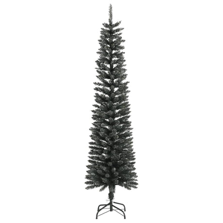 Vidaxl Kunstkerstboom mit Standardschmal 210 cm PVC Green