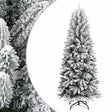 Vidaxl Kunstkerstboom mit Schnee 120 cm PVC und PE