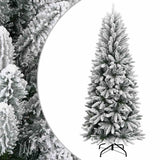 Vidaxl Kunstkerstboom mit Schnee 120 cm PVC und PE