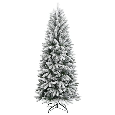 Vidaxl Kunstkerstboom mit Schnee 180 cm PVC und PE