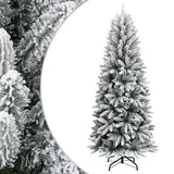 Vidaxl kunstkerstboom met sneeuw 240 cm pvc en pe