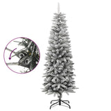 Vidaxl Kunstkerstboom mit Schneeschmale 150 cm PVC und PE
