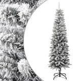 Vidaxl Kunstkerstboom mit schneebeschmaler 180 cm PVC und PE