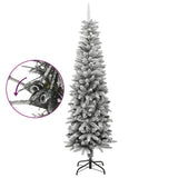 Vidaxl Kunstkerstboom mit schneebeschmaler 180 cm PVC und PE
