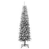 Vidaxl Kunstkerstboom mit Schneeschmaler 210 cm PVC und PE