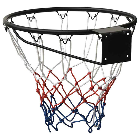Vidaxl -Basketballring 45 cm Stahlschwarz