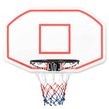 Vidaxl Basketball Board 109x71x3 cm Polyethylenweiß