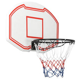 VIDAXL -Basketballbrett 90x60x2 cm Polyethylenweiß