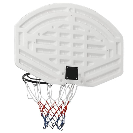 VIDAXL -Basketballbrett 90x60x2 cm Polyethylenweiß