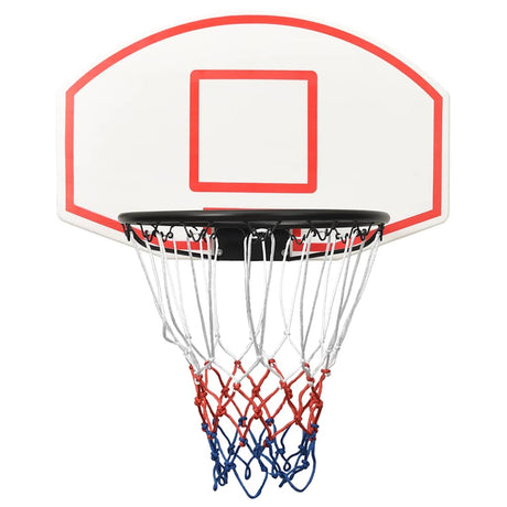 VIDAXL -Basketballbrett 71x45x2 cm Polyethylenweiß