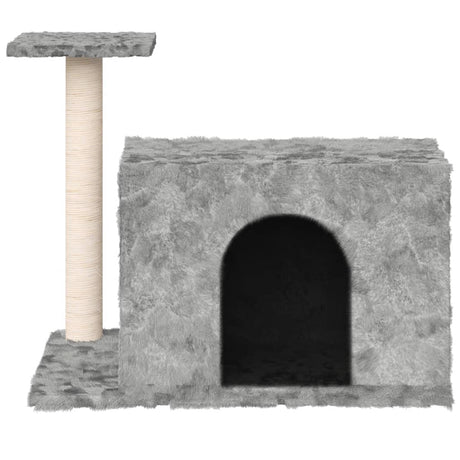 Vidaxl -Katzenmöbel mit Sisalkratzen 51 cm hellgrau