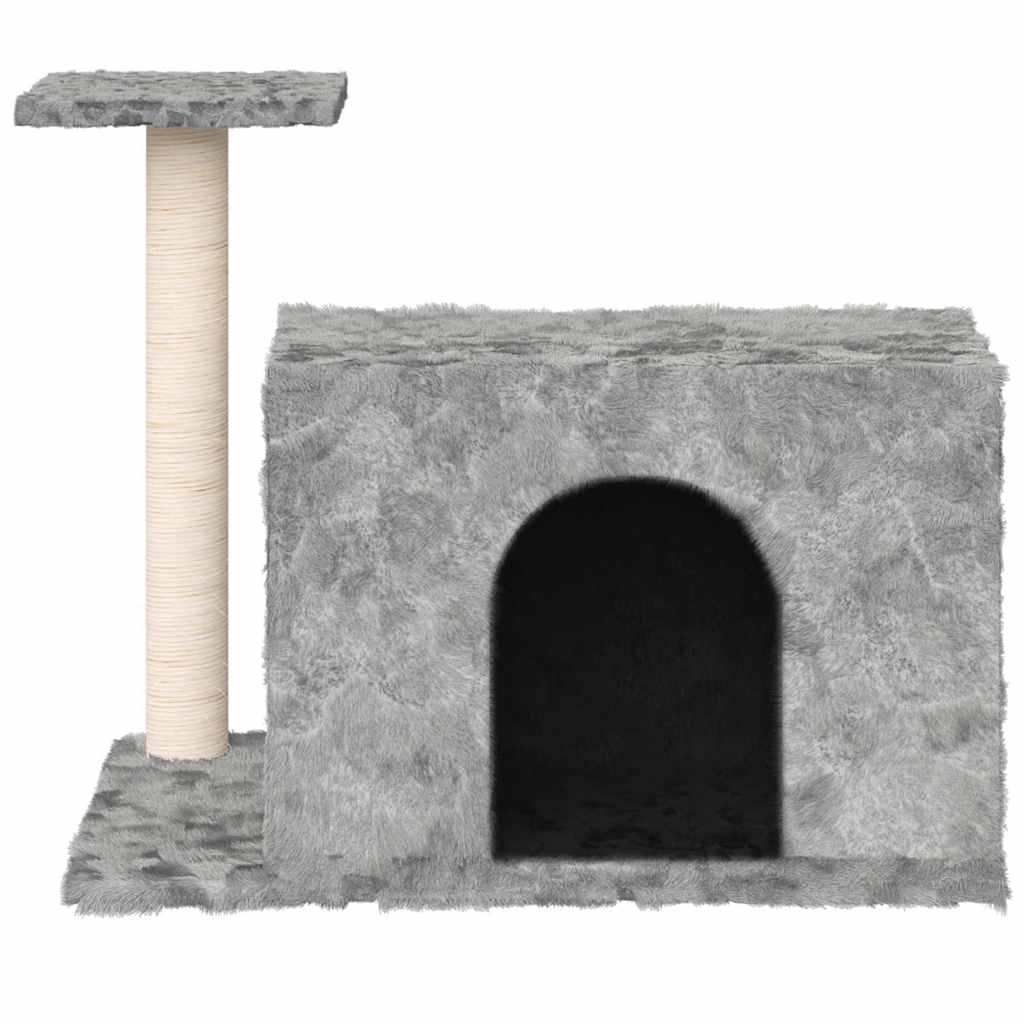 Vidaxl -Katzenmöbel mit Sisalkratzen 51 cm hellgrau