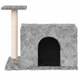 Vidaxl -Katzenmöbel mit Sisalkratzen 51 cm hellgrau